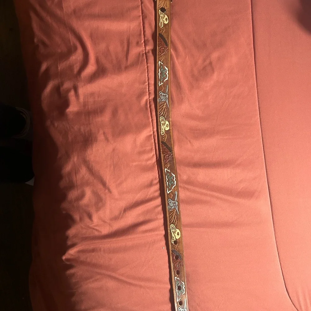 Kids Leather Western Belt